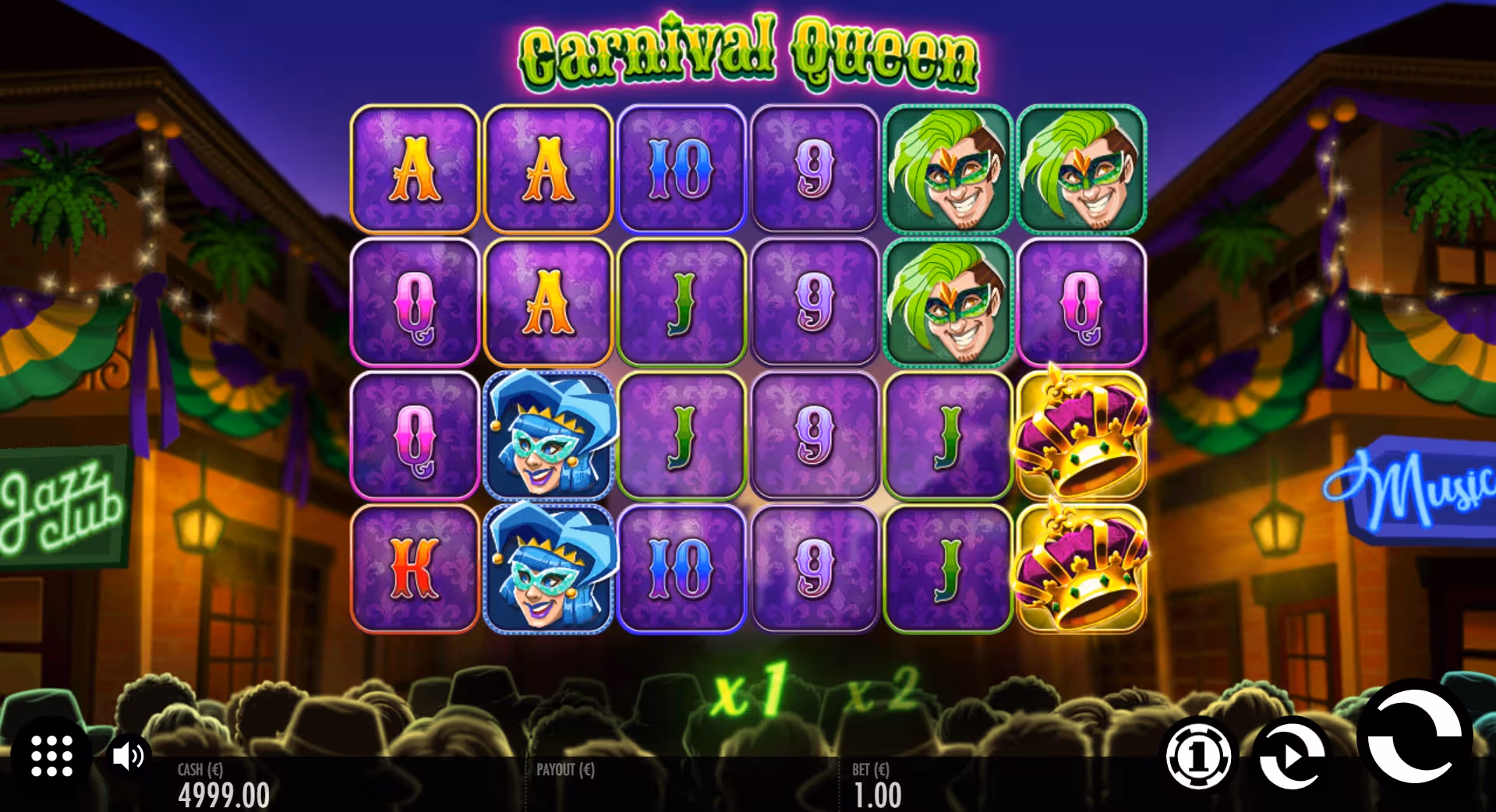 Carnival Queen Slot Gameplay