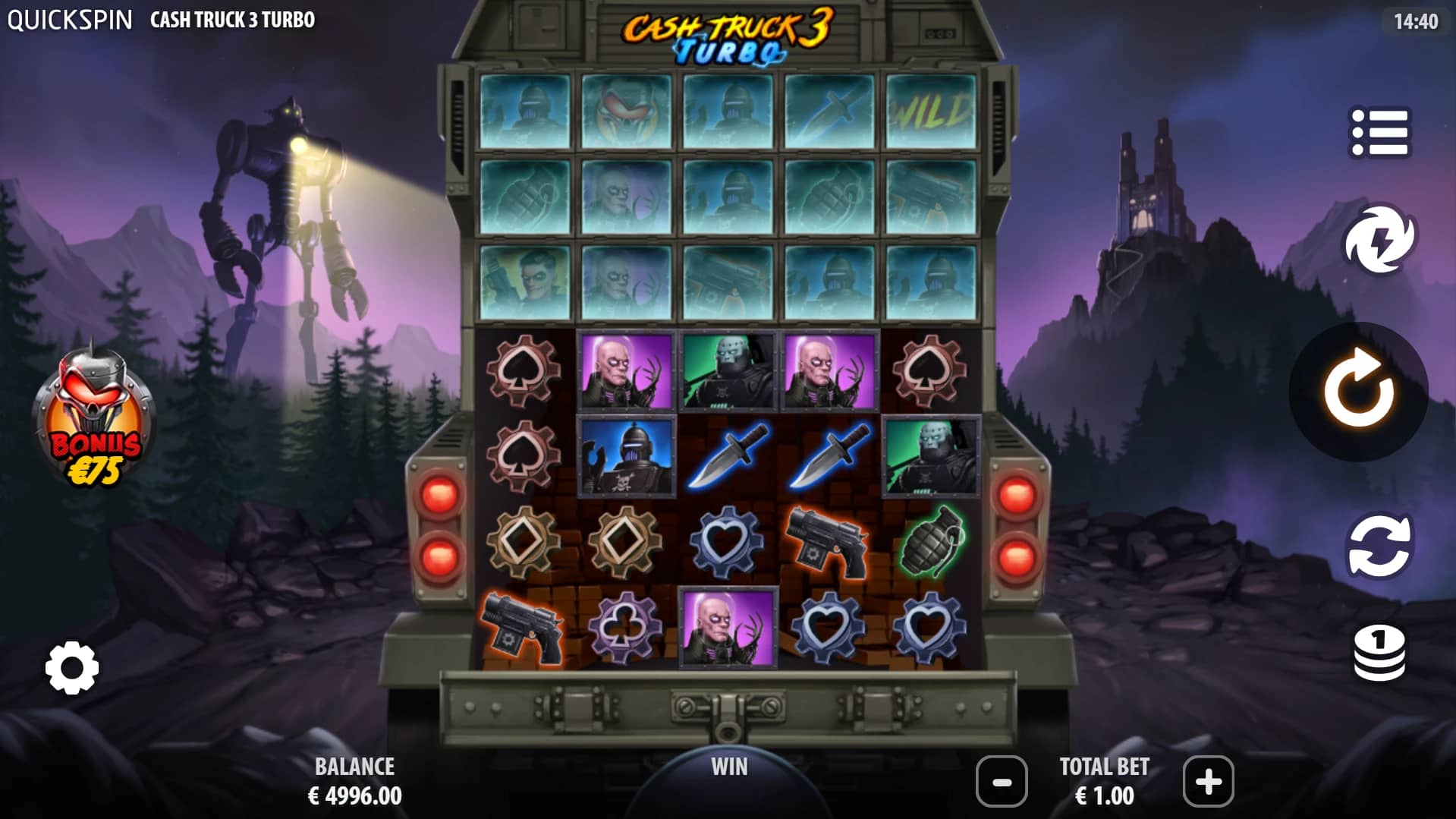 Cash Truck 3 Turbo Slot Gameplay