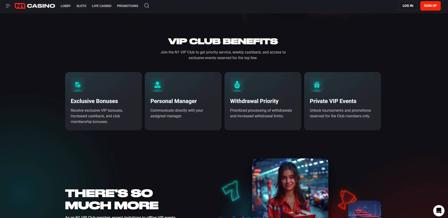 N1 Casino VIP Club Benefits