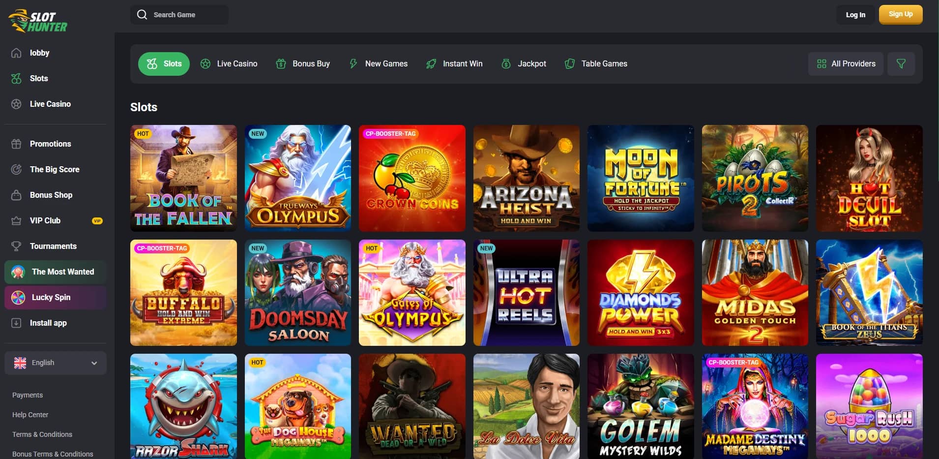 Slot Hunter Slot Lobby