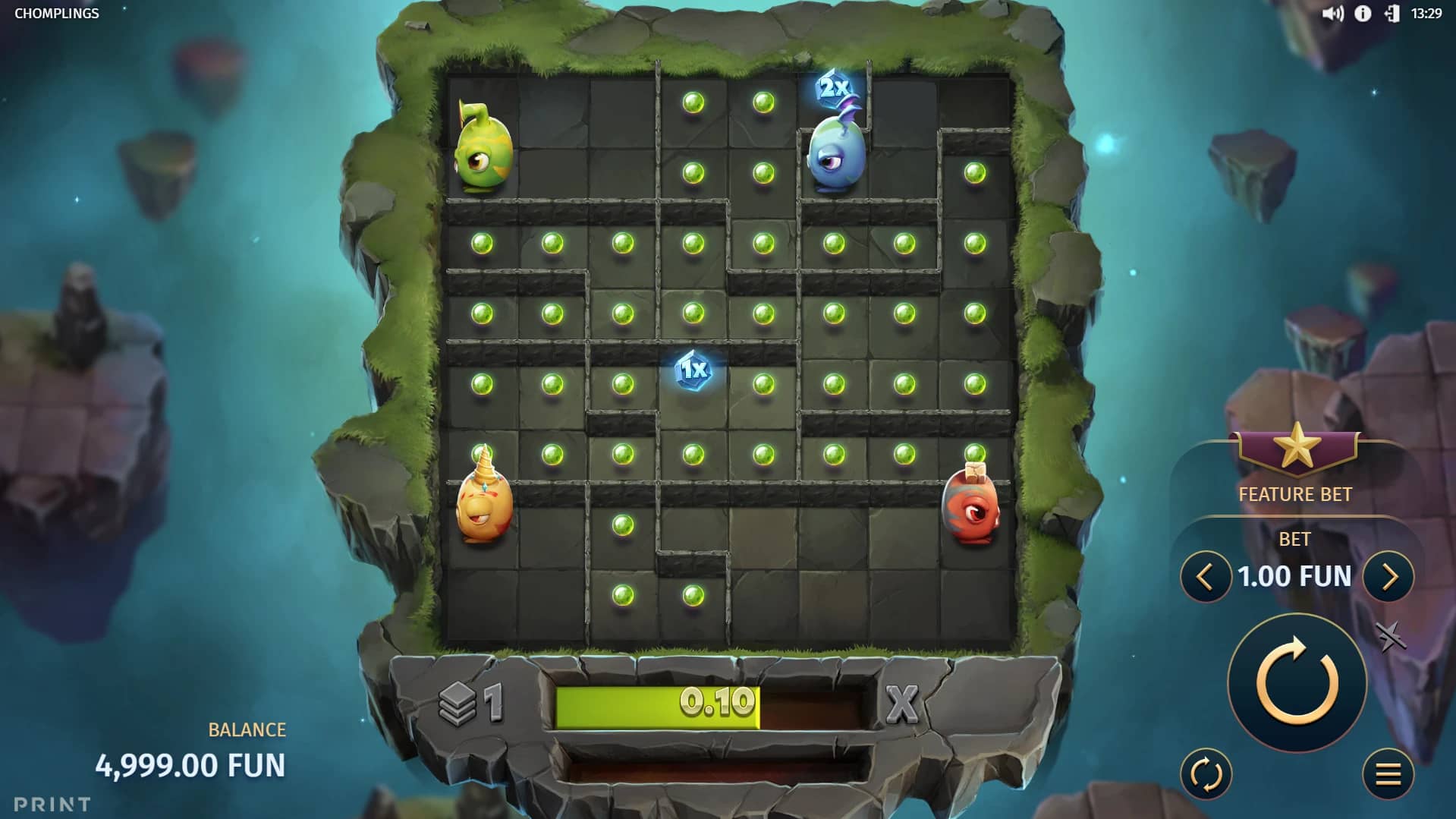 Chomplings Slot Gameplay