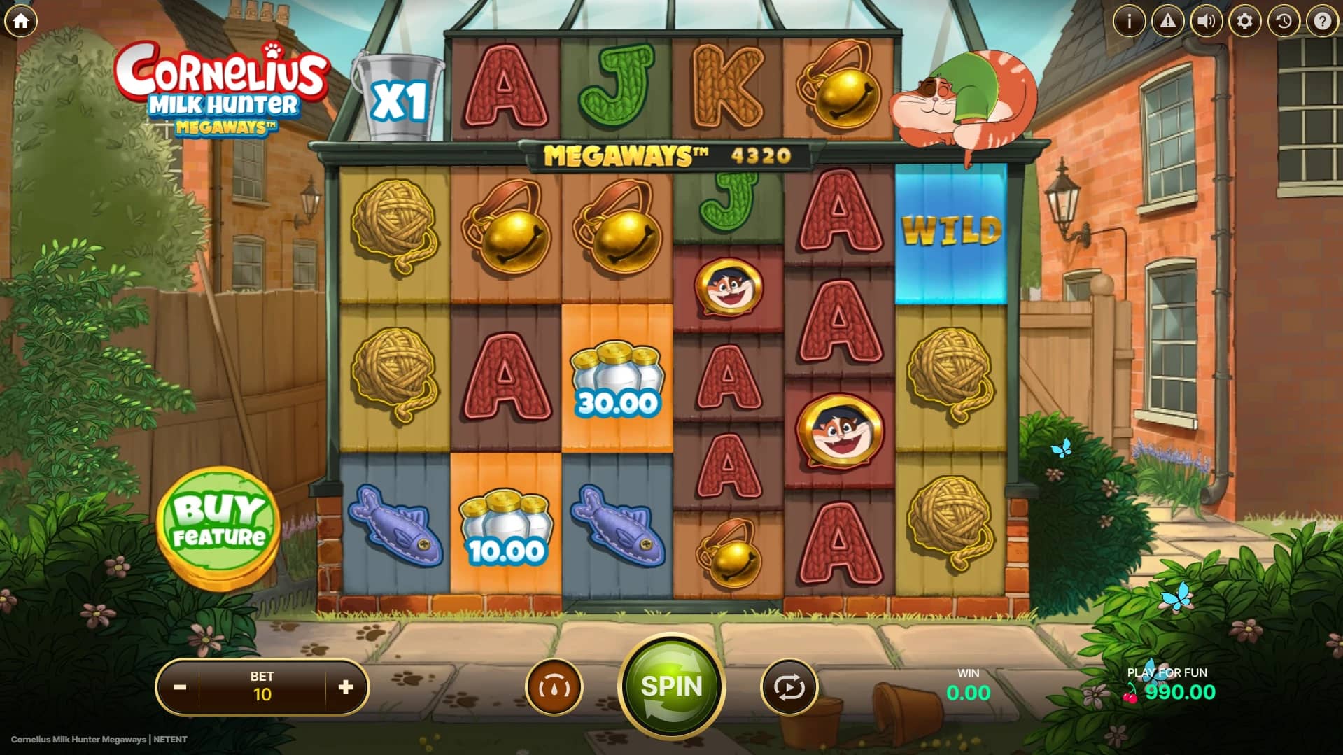 Cornelius Milk Hunter Megaways Slot Gameplay