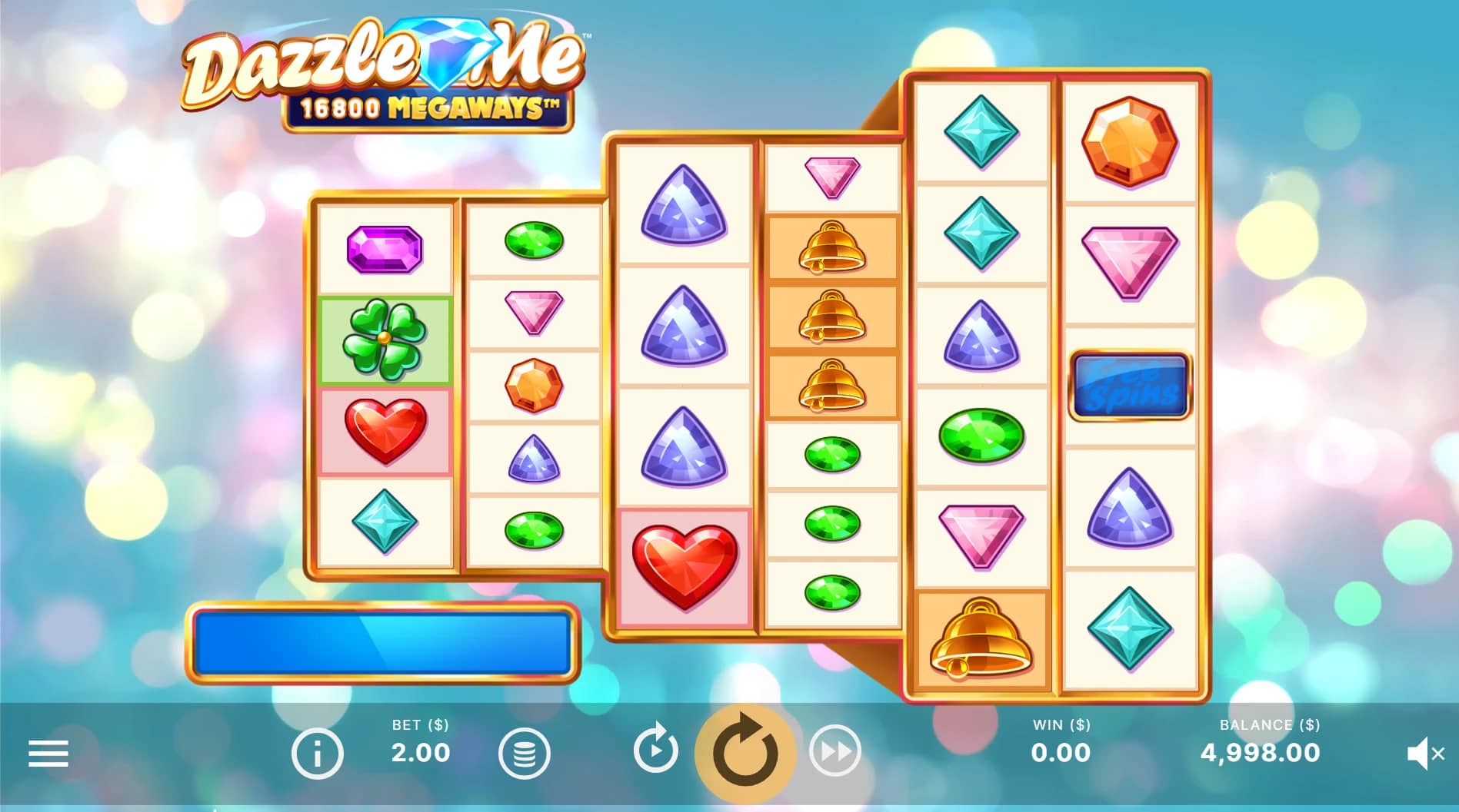 Dazzle Me Megaways Slot Gameplay