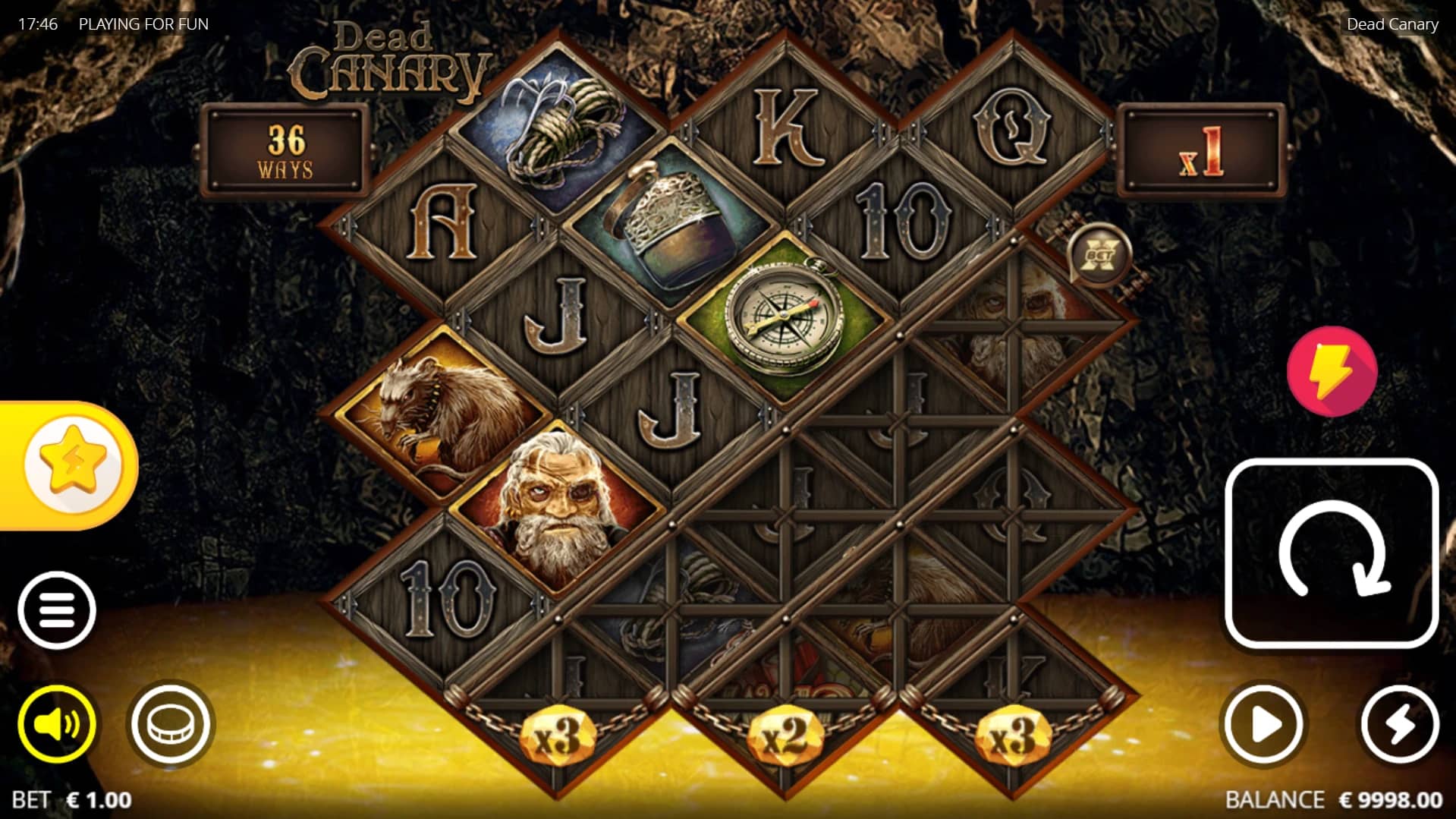 Dead Canary Slot Gameplay