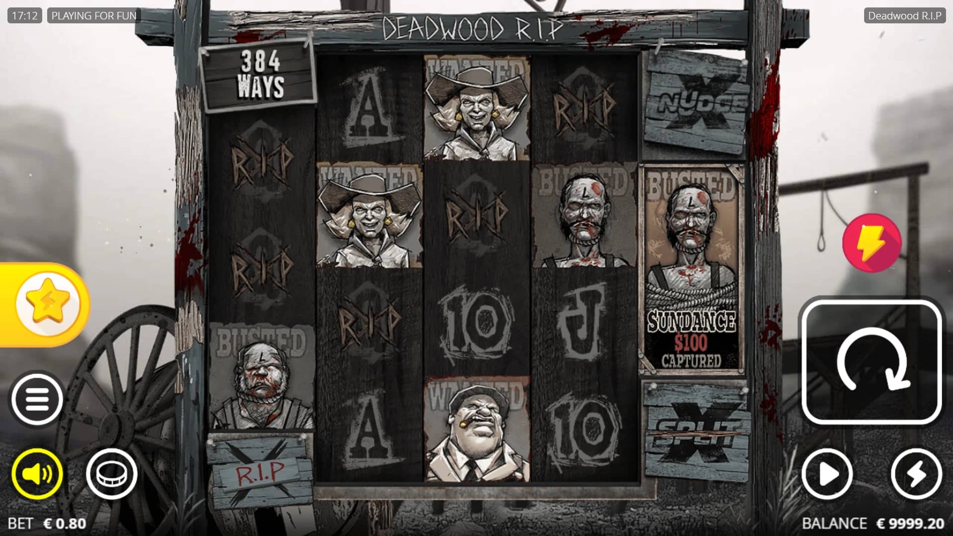 Deadwood RIP Slot Gameplay
