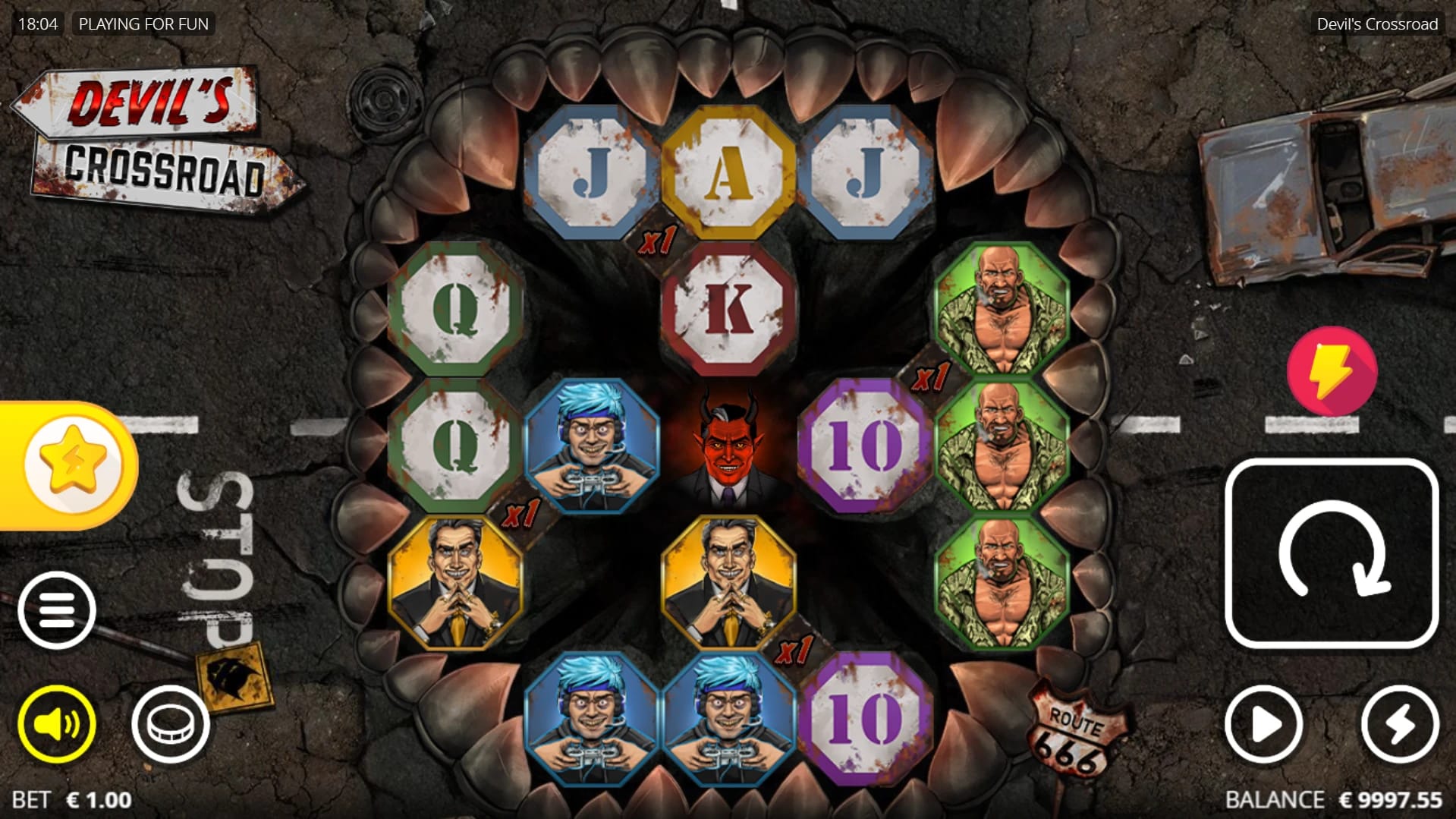 Devil's Crossroad Slot Gameplay
