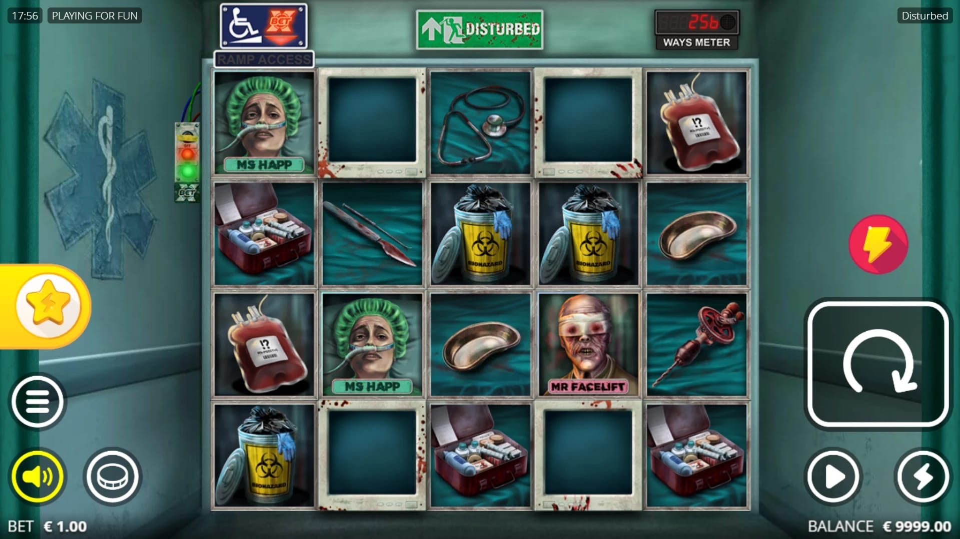 Disturbed Slot Gameplay