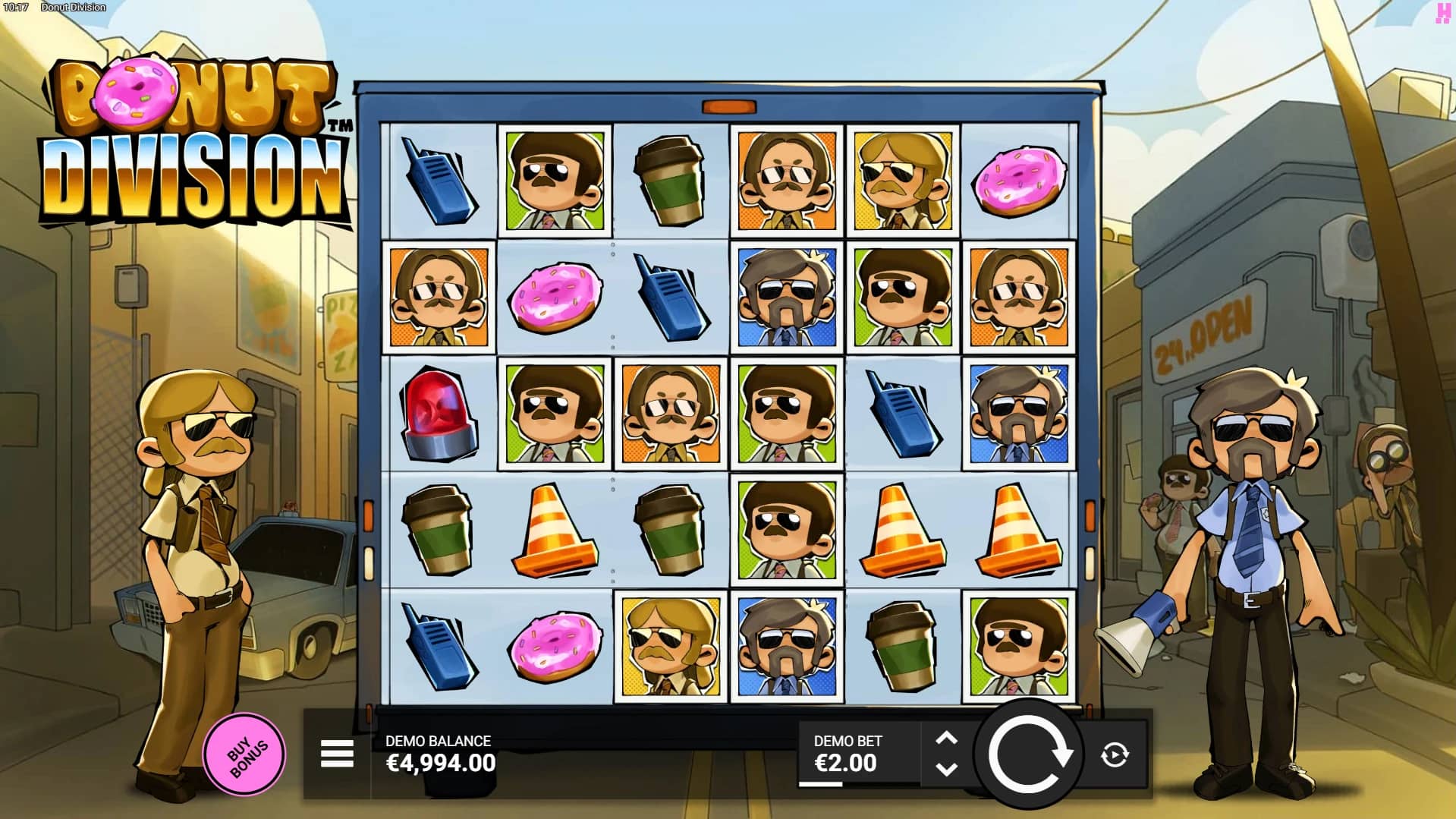Donut Division Slot Gameplay