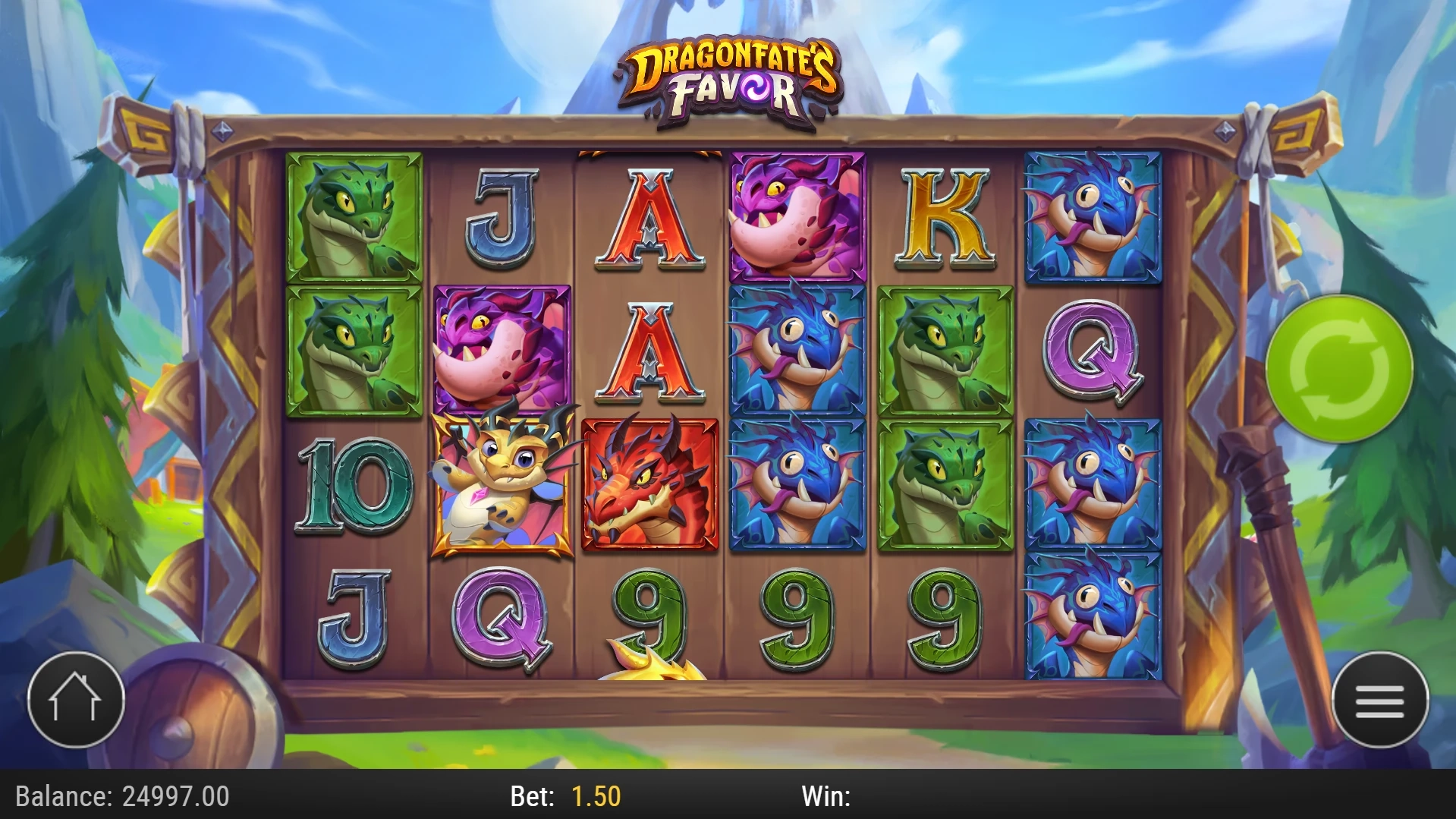 Dragonfate's Favor Slot Gameplay