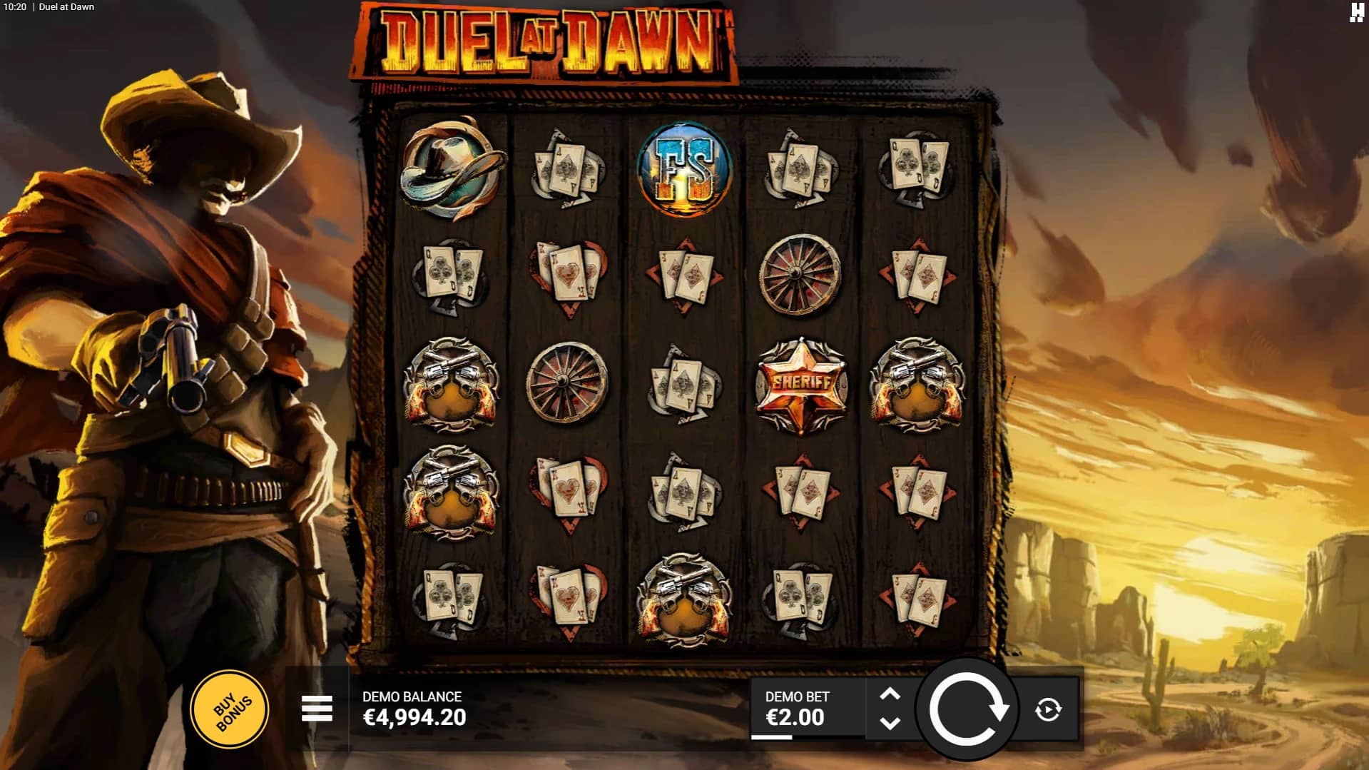 Duel at Dawn Slot Gameplay