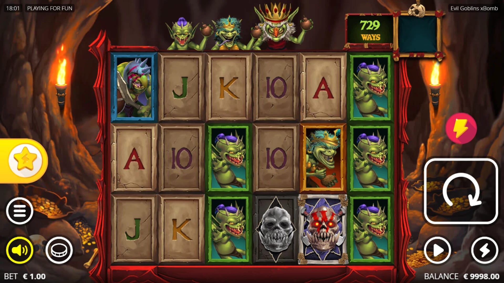 Evil Goblins Slot Gameplay
