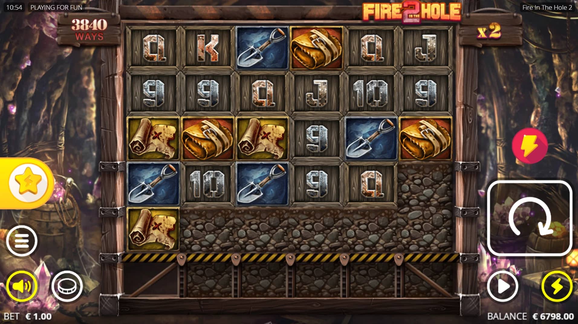 Fire In The Hole 2 Slot Gameplay