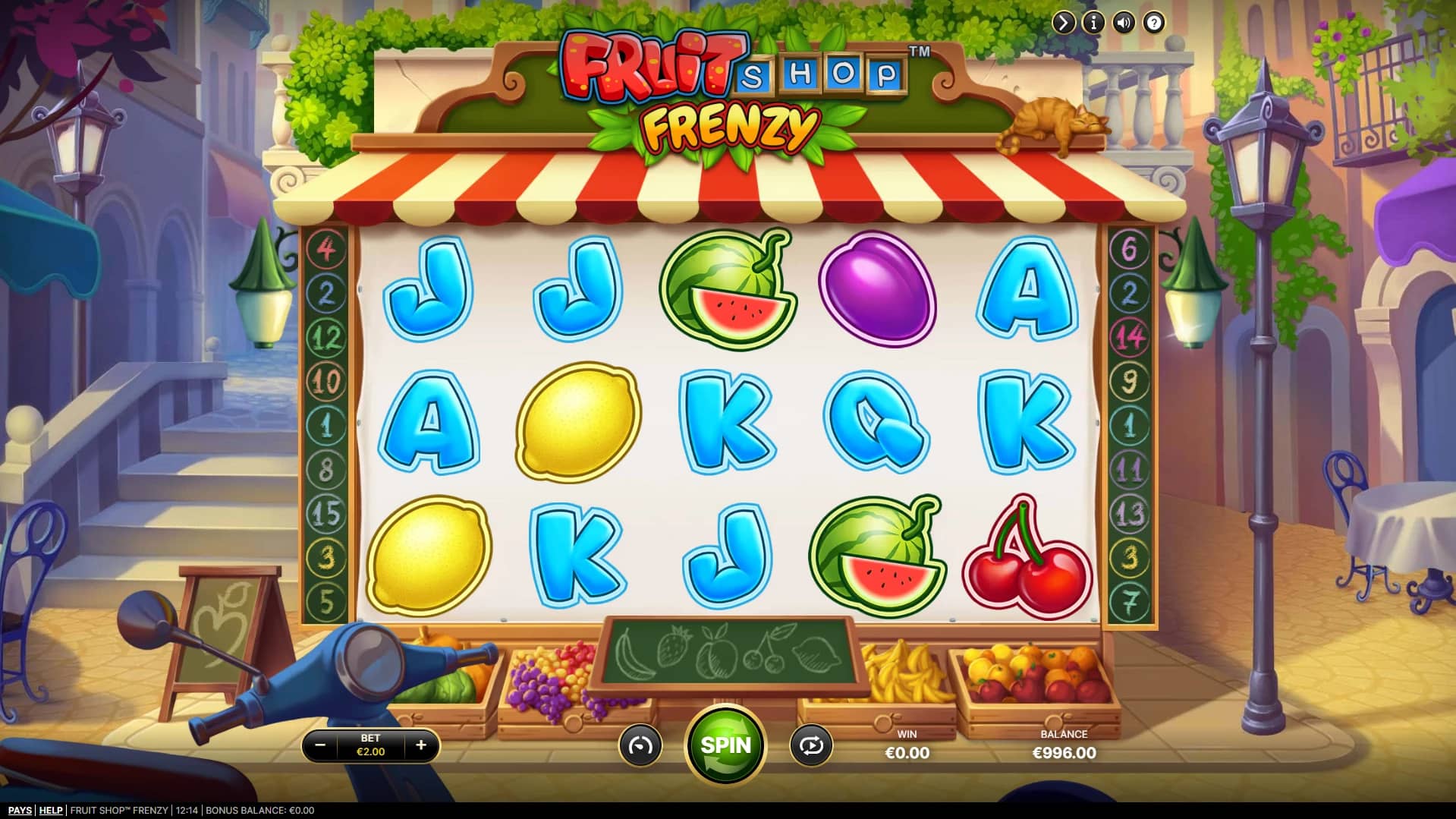 Fruit Shop Frenzy Slot Gameplay