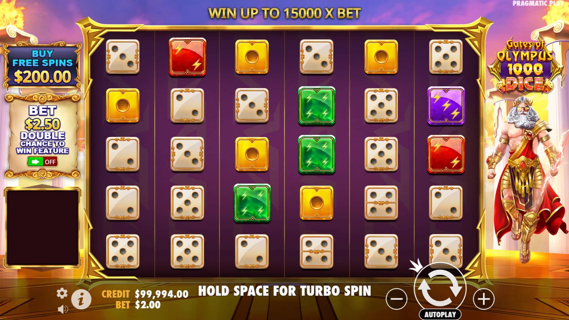 Gates of Olympus 1000 Dice Slot Gameplay