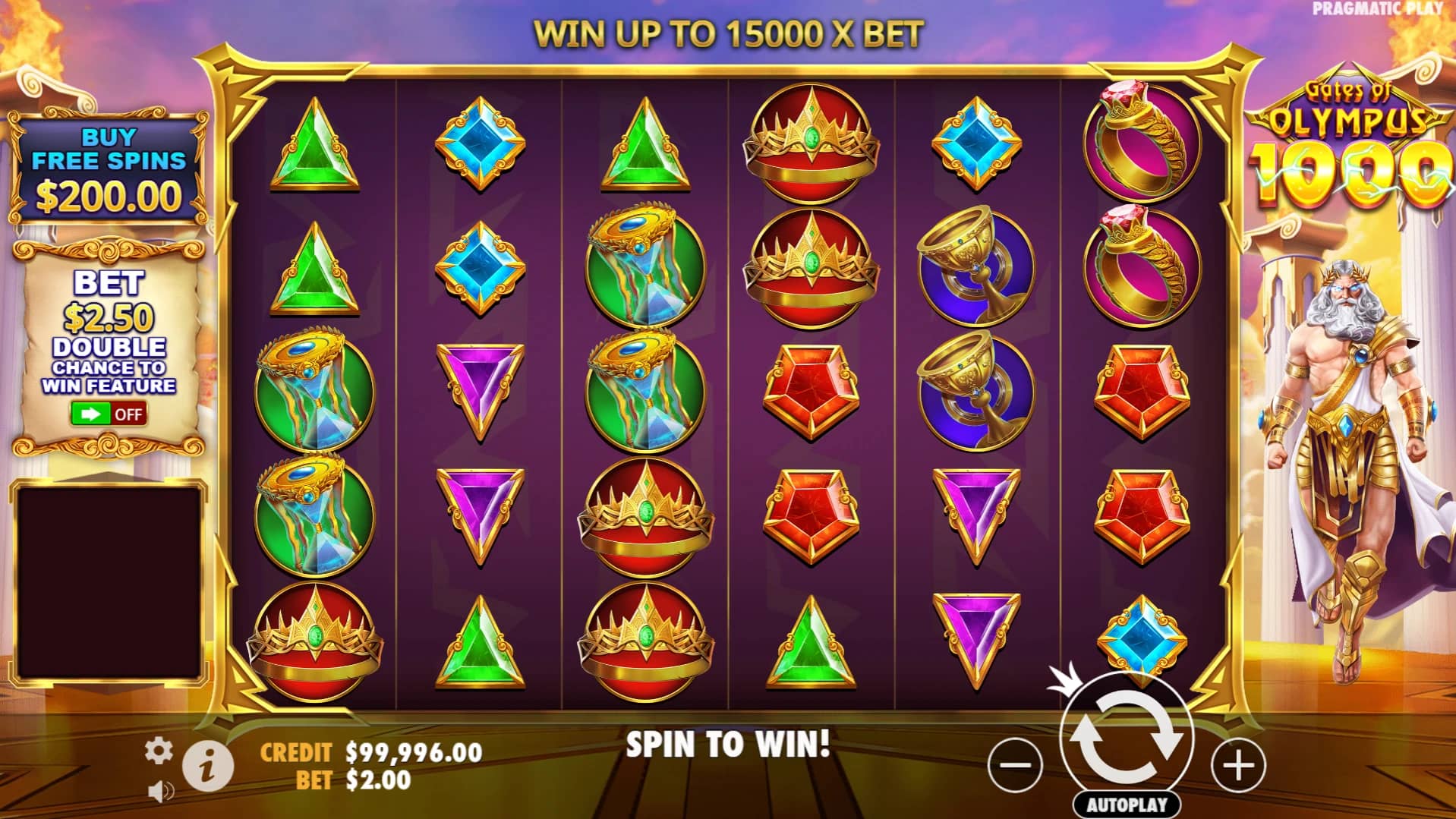 Gates of Olympus 1000 Slot Gameplay