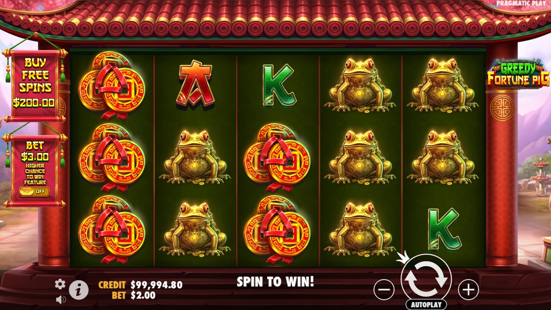 Greedy Fortune Pig Slot Gameplay