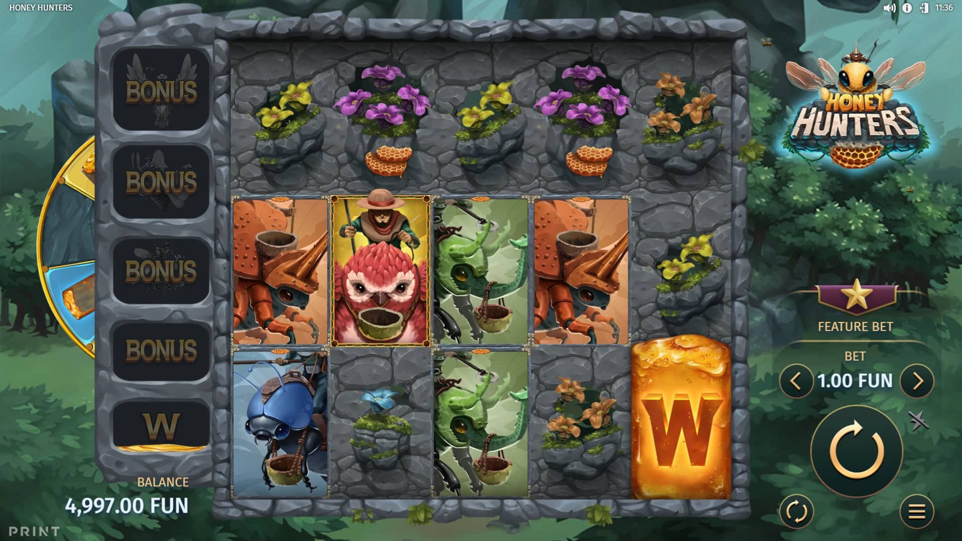 Honey Hunters Slot Gameplay