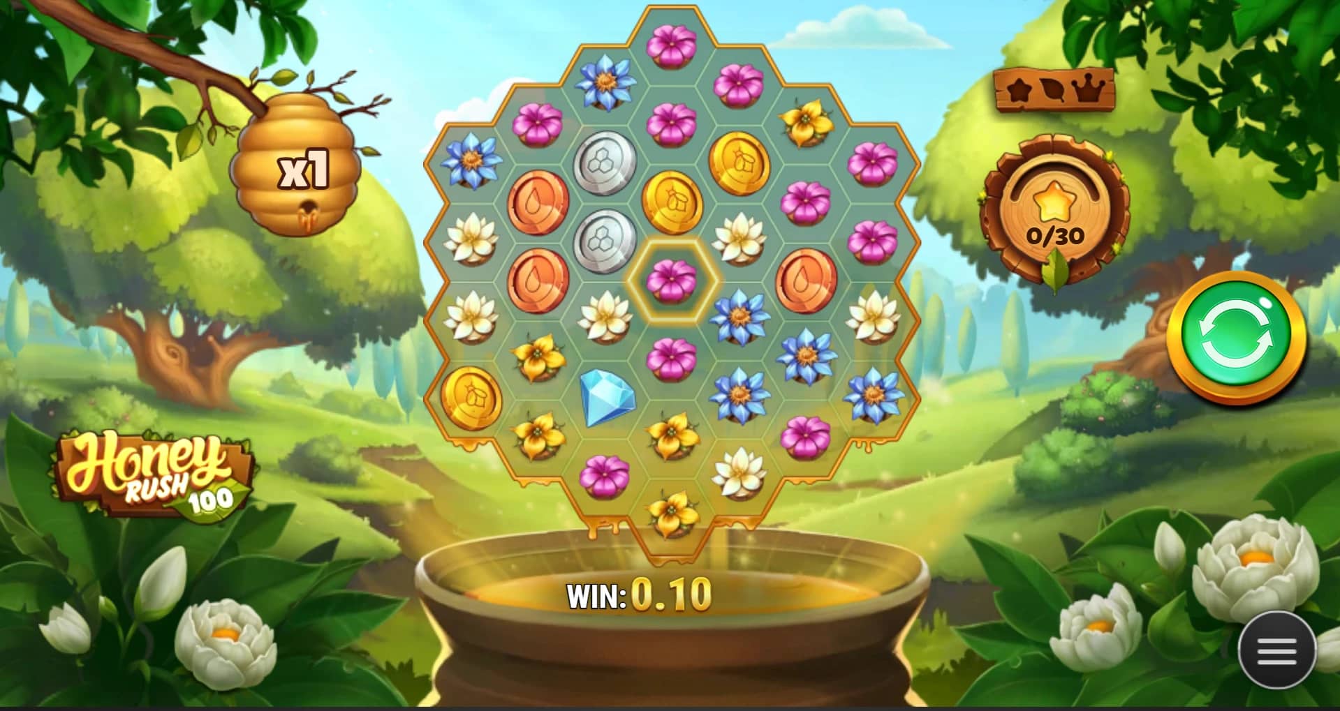 Honey Rush 100 Slot Gameplay