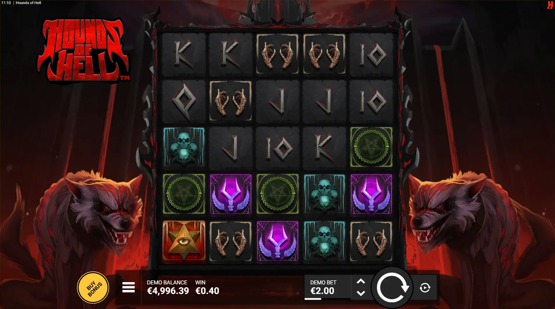Hounds of Hell Slot Gameplay