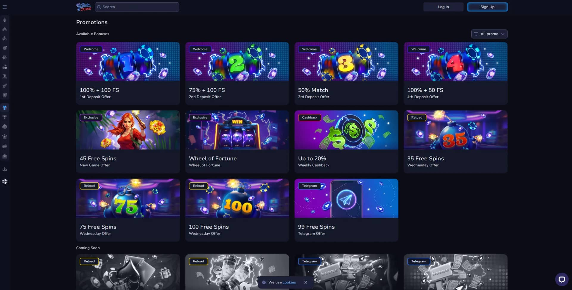 7Bit Promotions Page