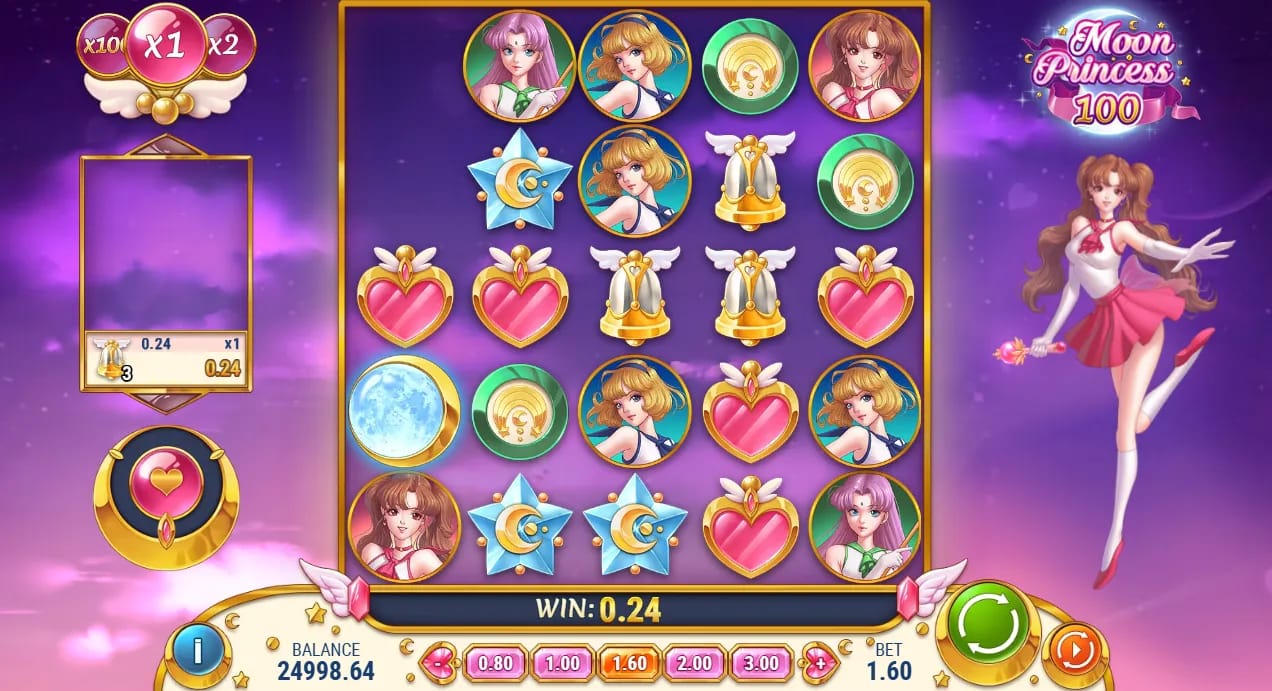 Moon Princess 100 Slot Gameplay
