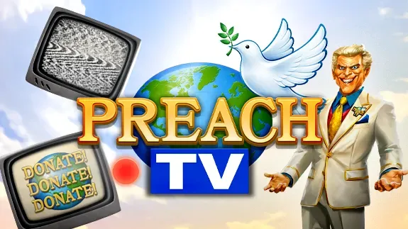 Preach TV Slot Banner
