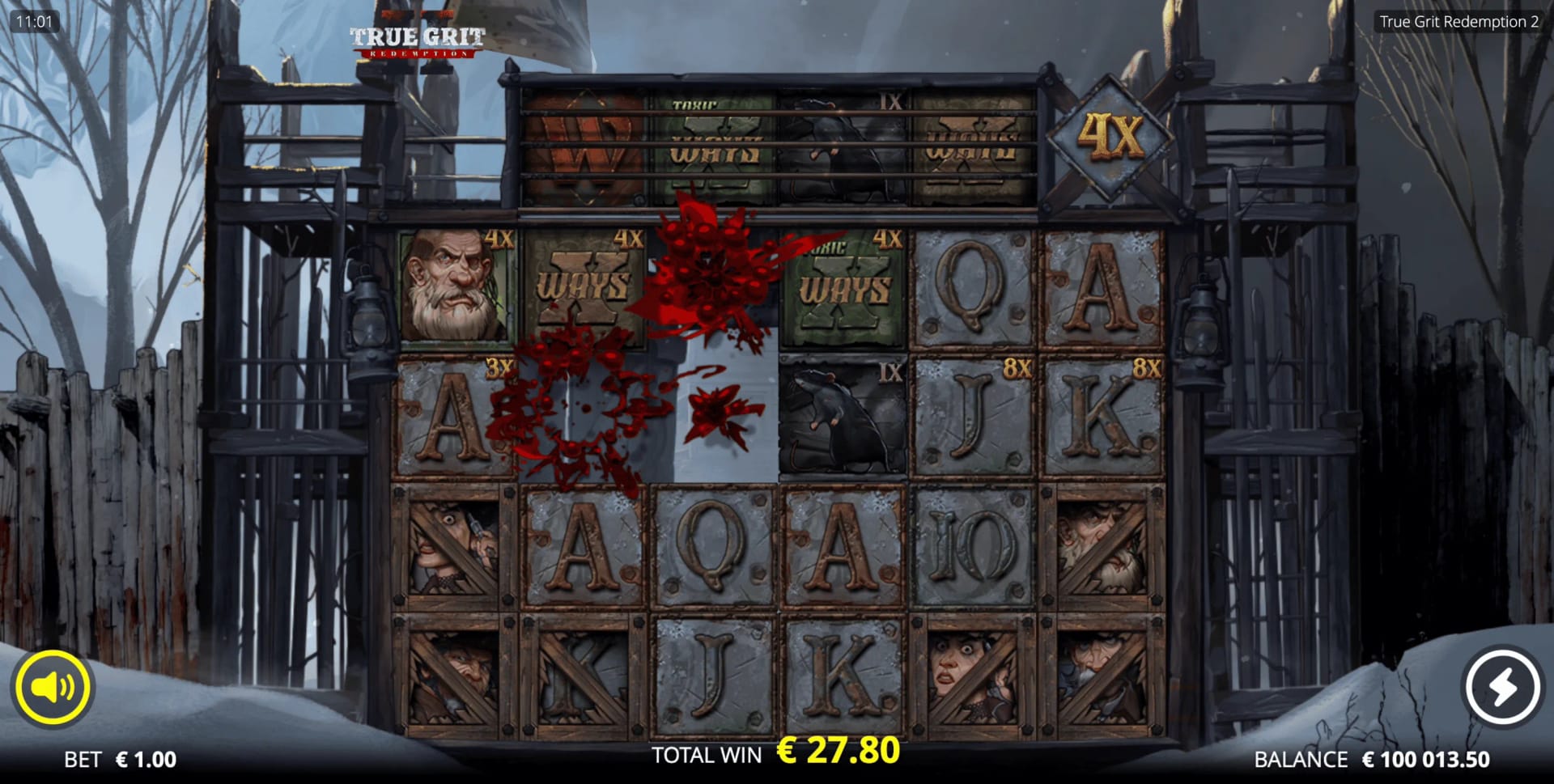 True Grit Redemption 2 Slot Gameplay