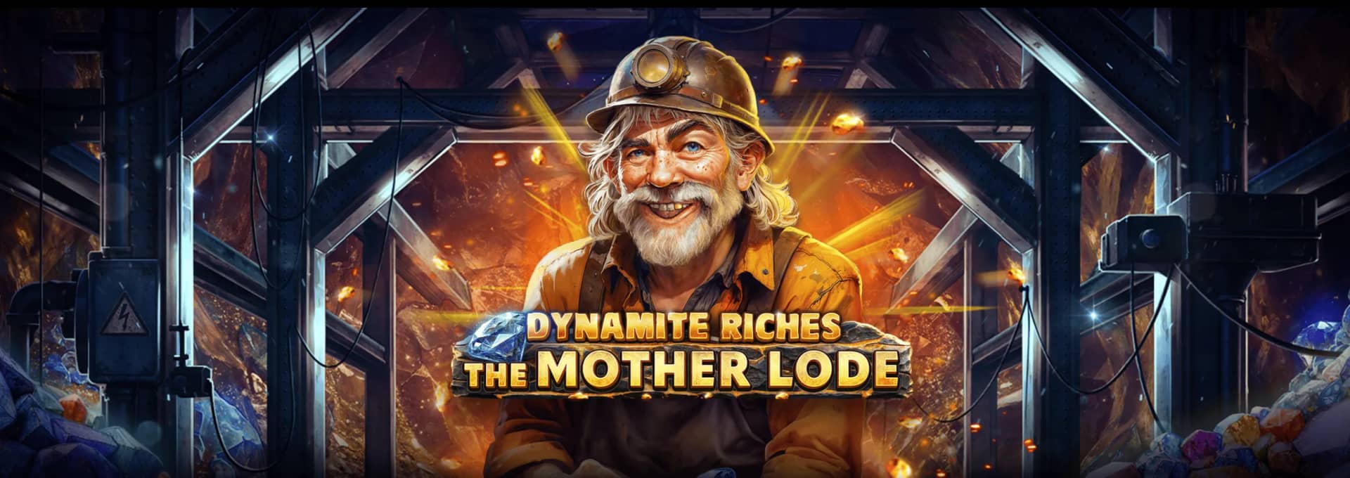 Dynamite Riches the mother lode slot banner