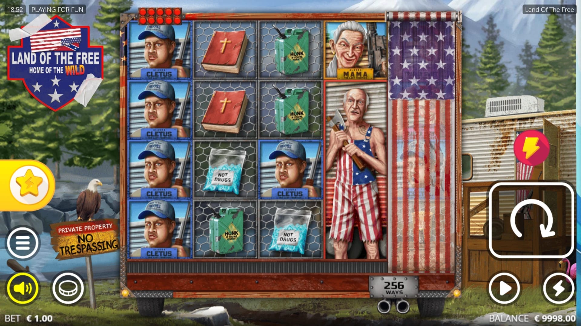 Land of the Free Slot Gameplay