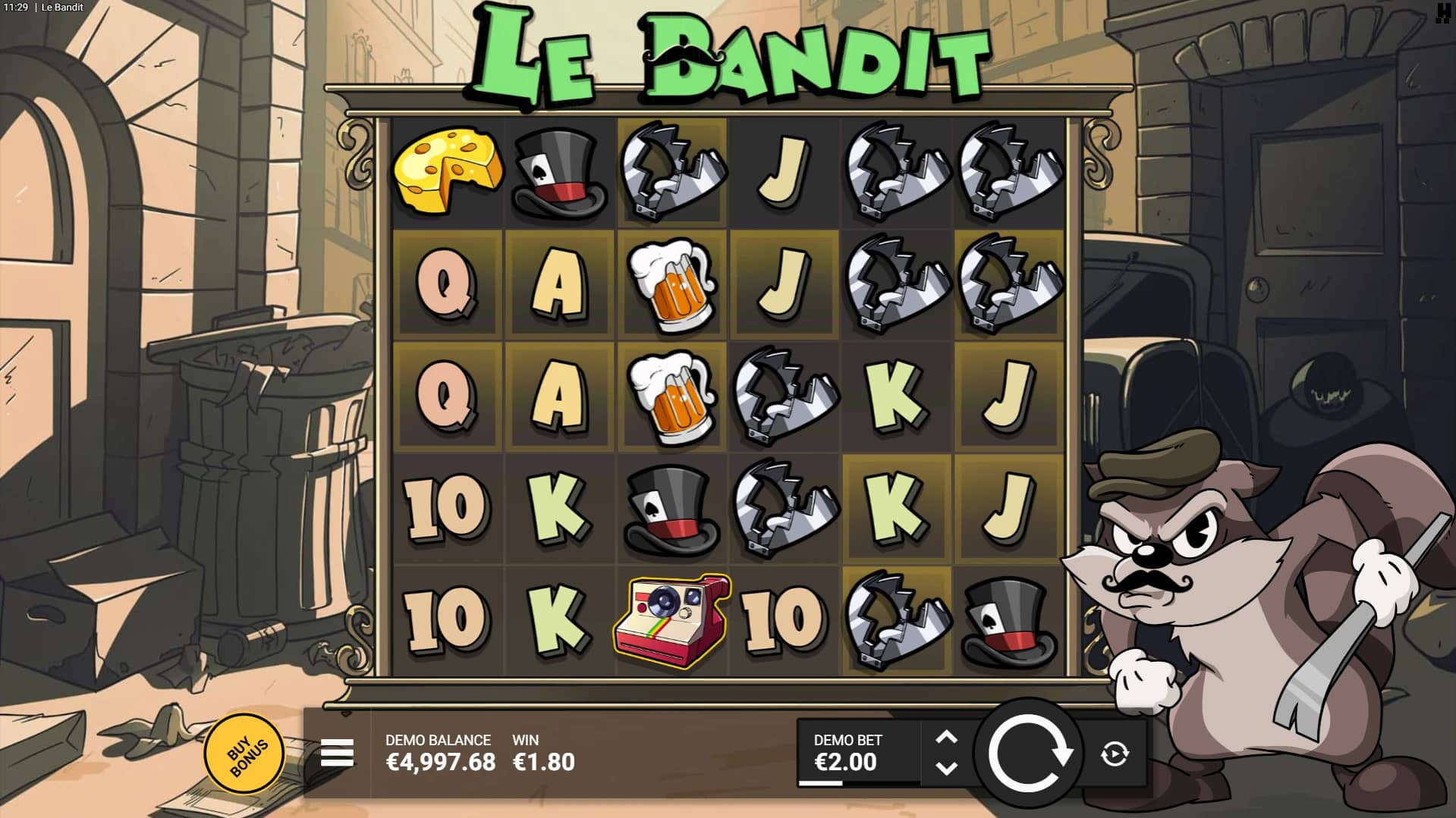 Le Bandit Slot Gameplay
