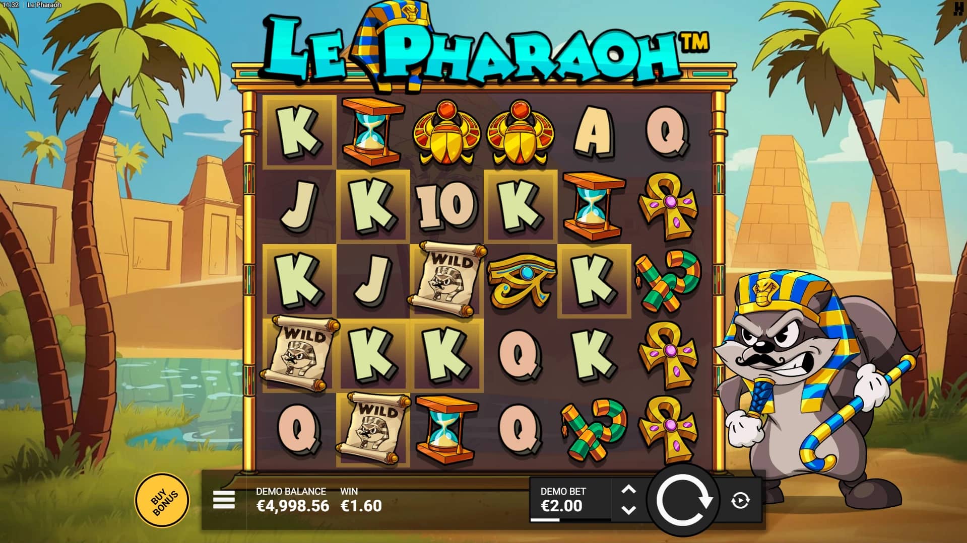 Le Pharaoh Slot Gameplay