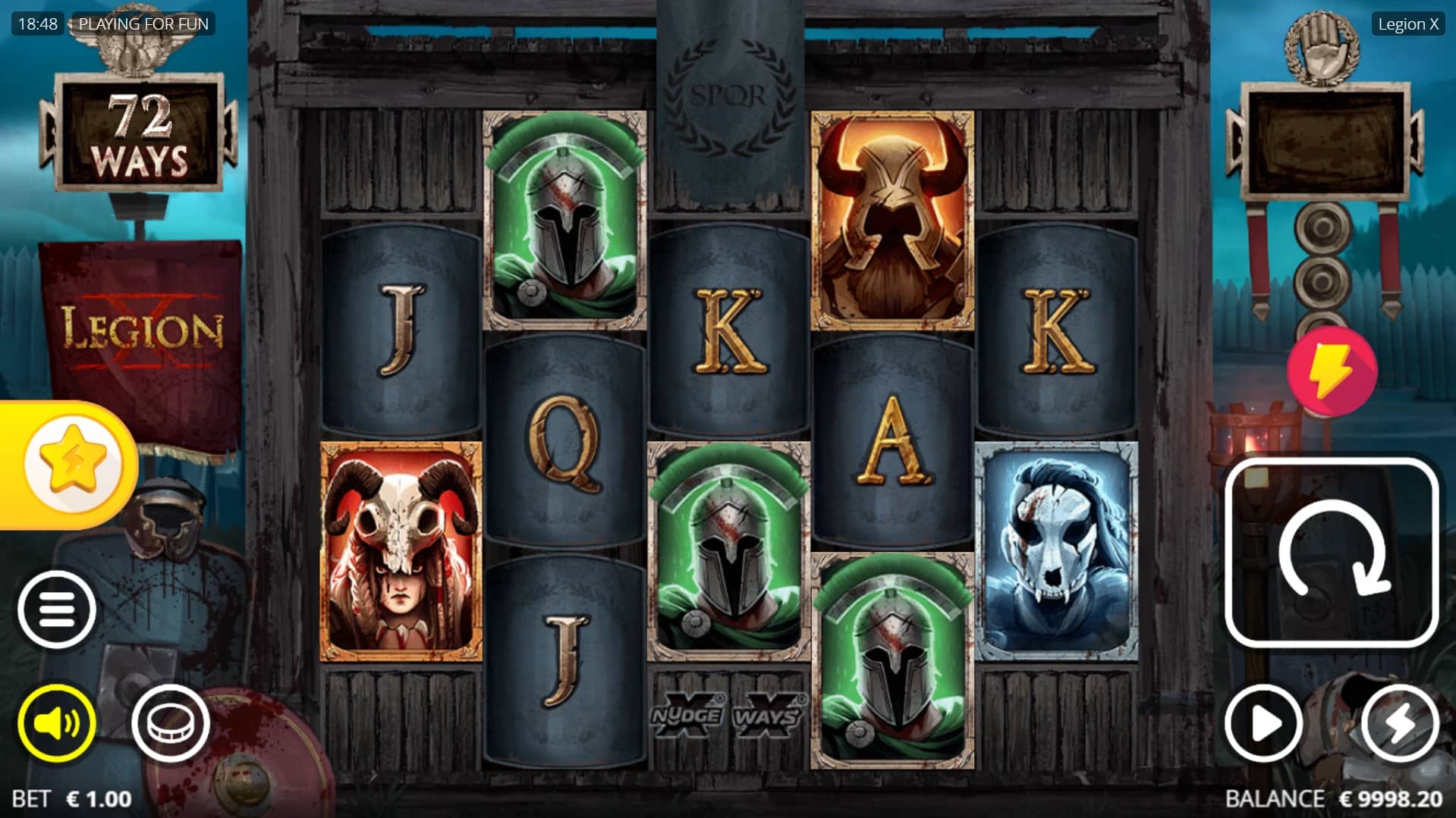 Legion X Slot Gameplay