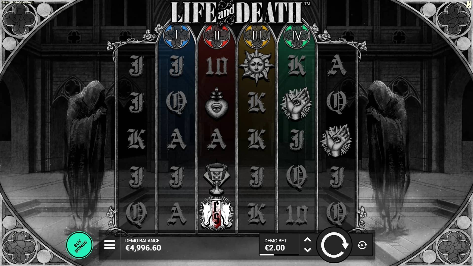Life and Death Slot Gameplay