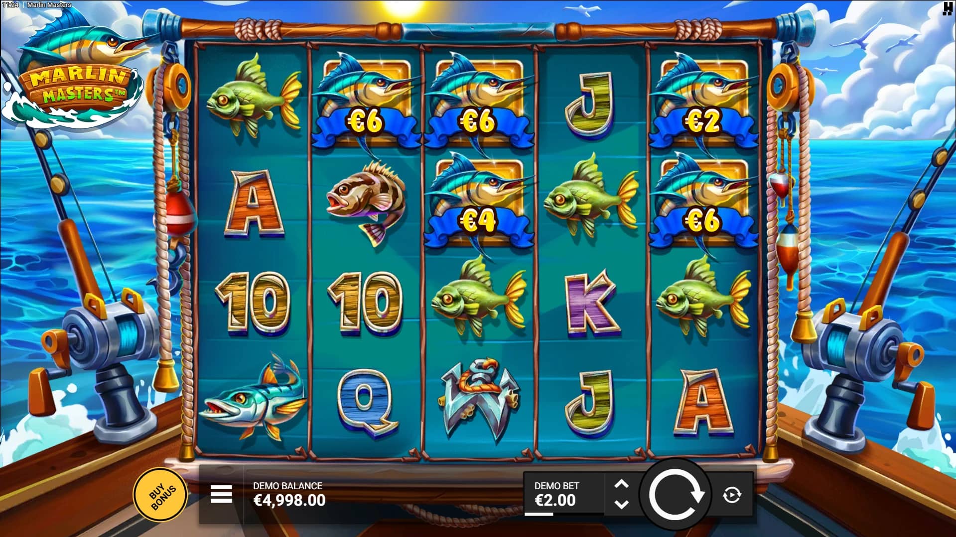 Marlin Masters Slot Gameplay