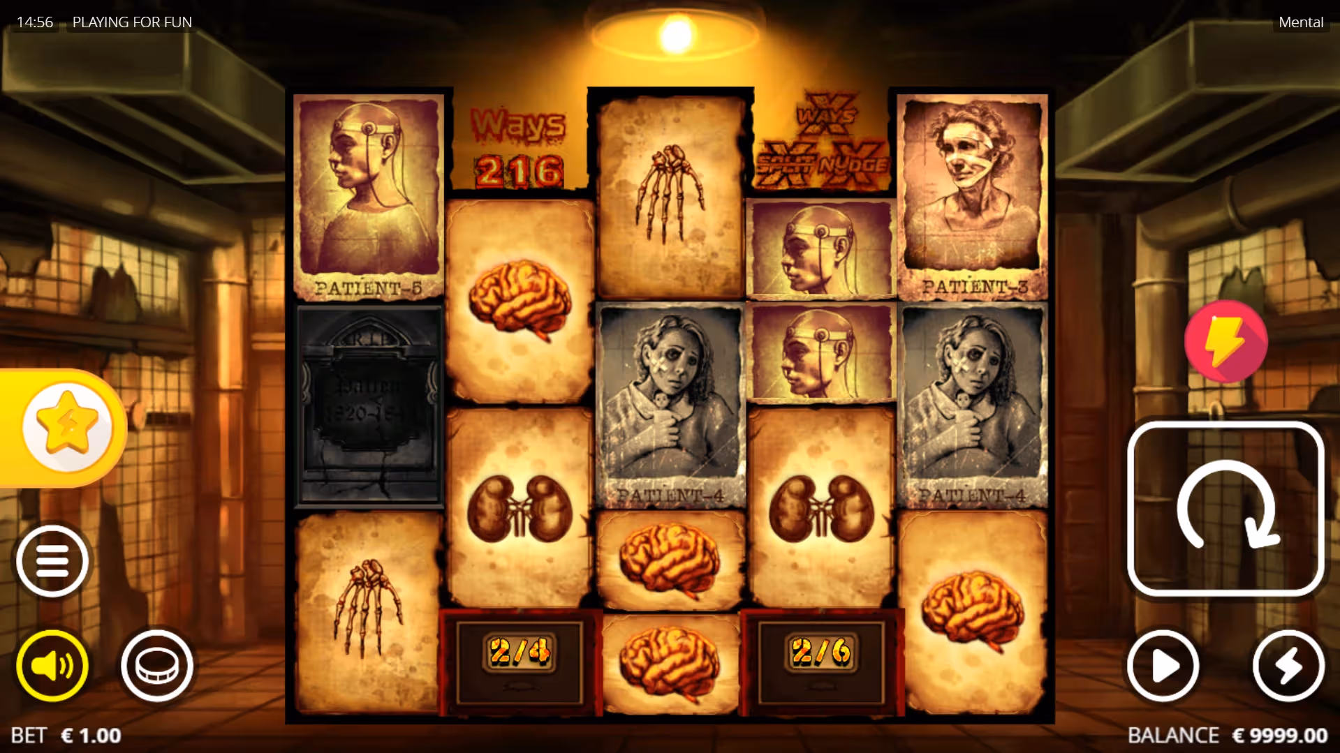 Mental Slot Gameplay