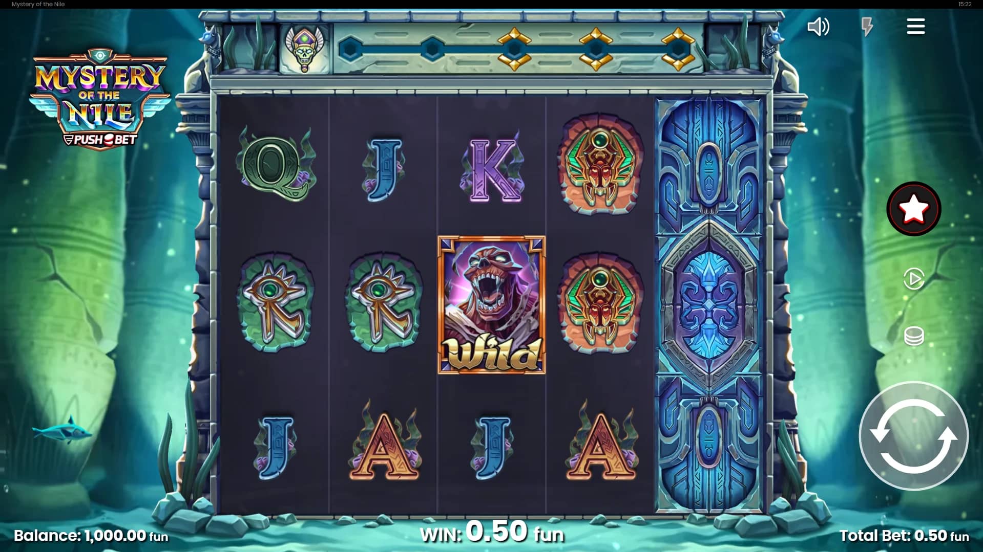 Mystery of the Nile Slot Gameplay
