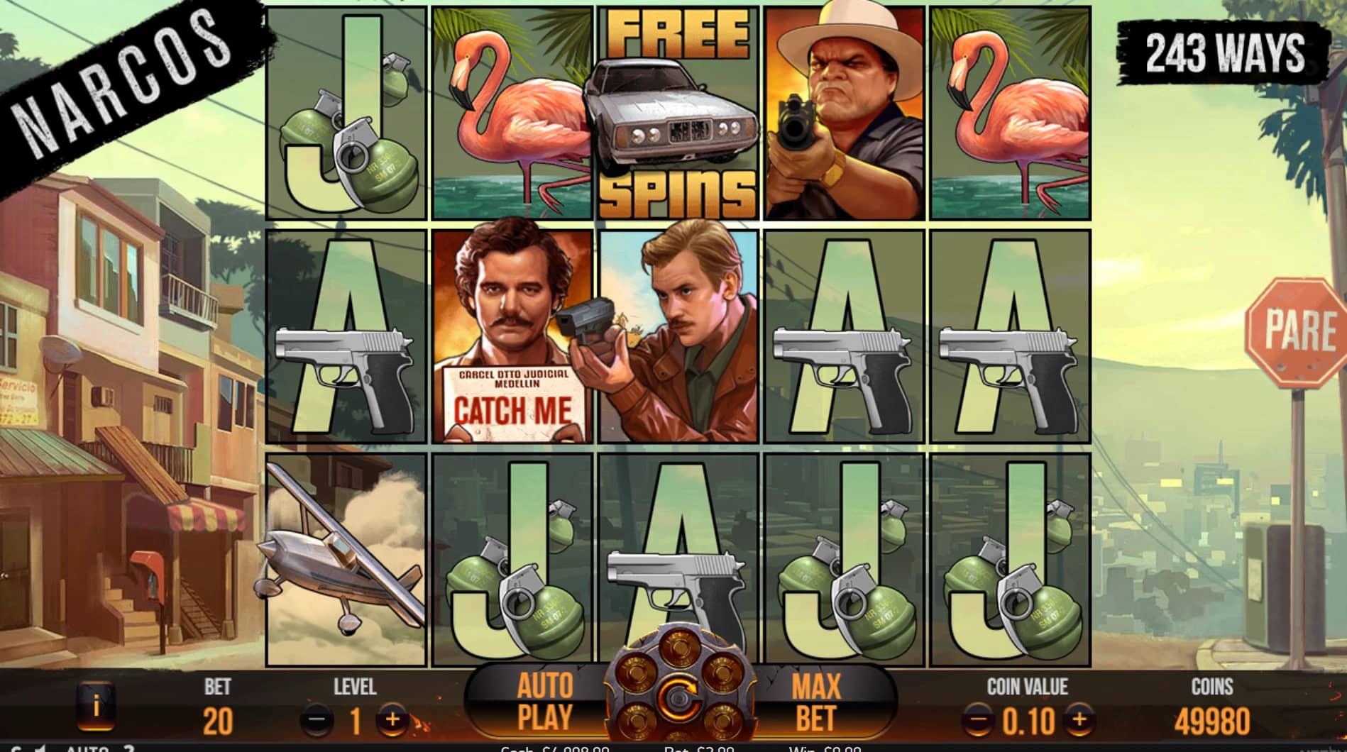 Narcos Slot Gameplay