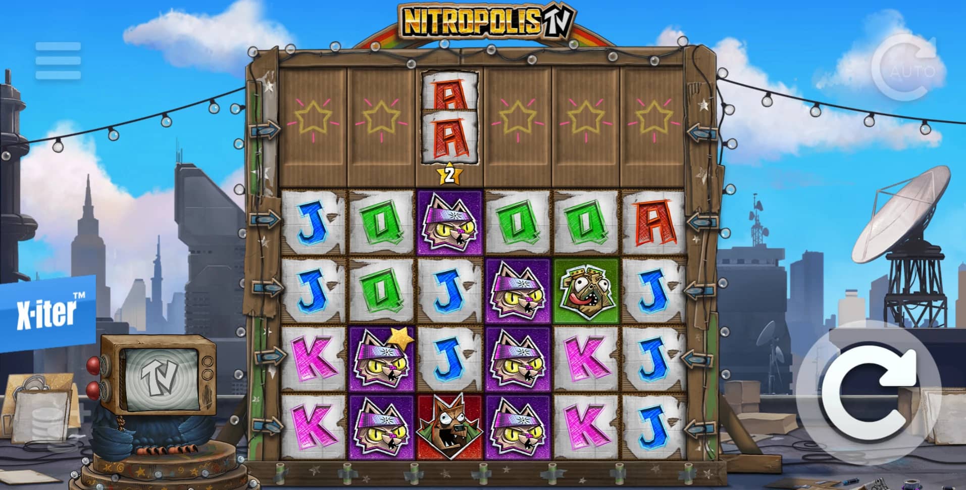 Nitropolis TV Slot Demo Gameplay