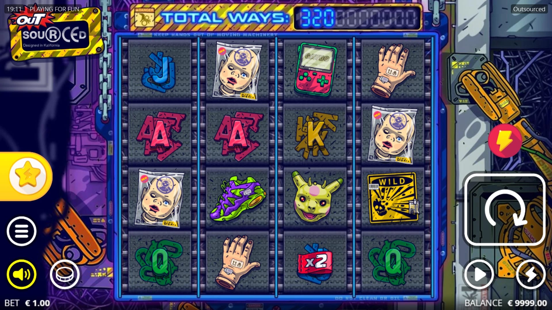 Outsourced Slot Gameplay