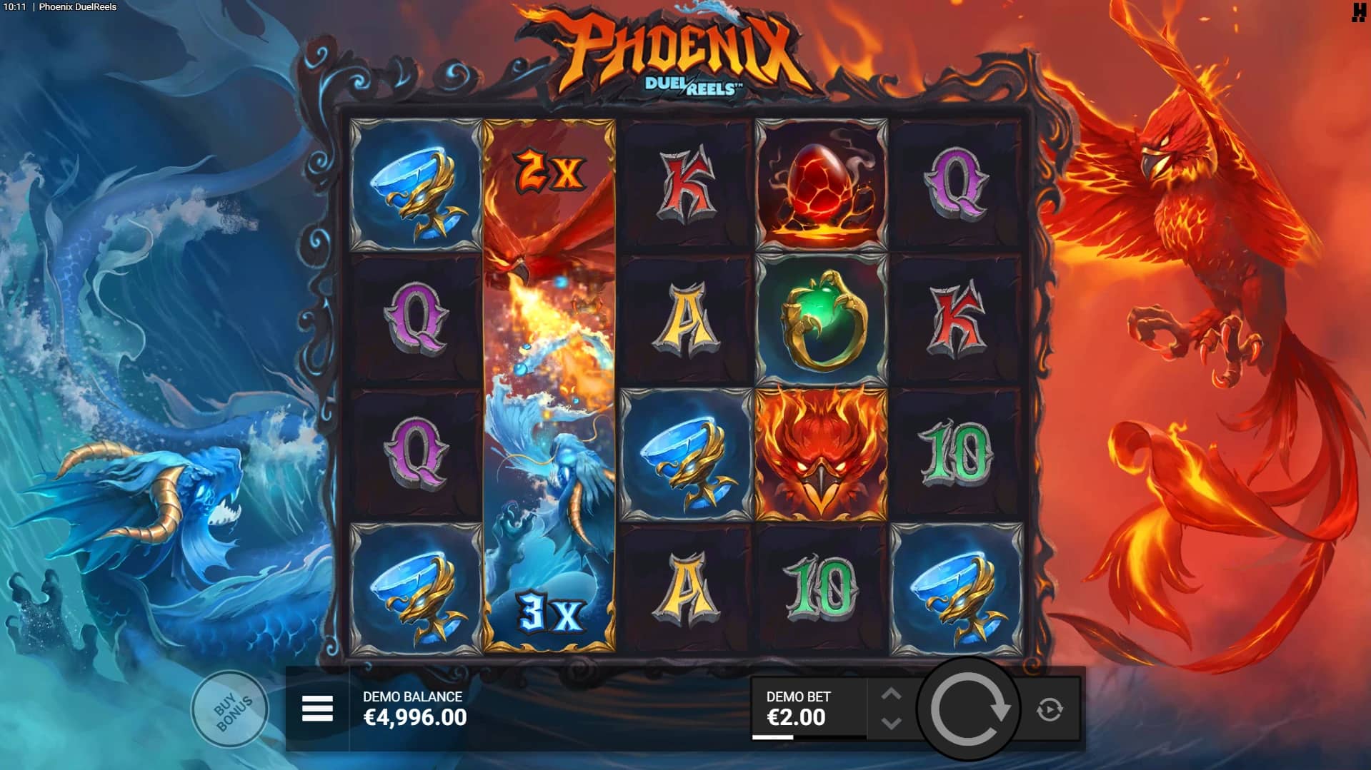 Phoenix DuelReels Slot Gameplay