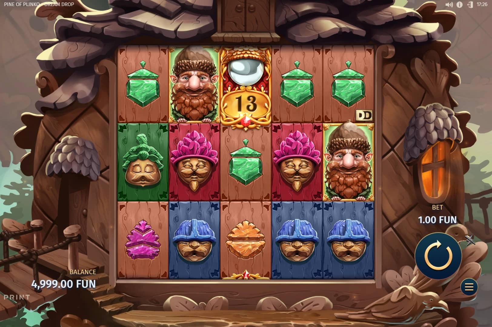 Pine of Plinko Dream Drop Slot Gameplay