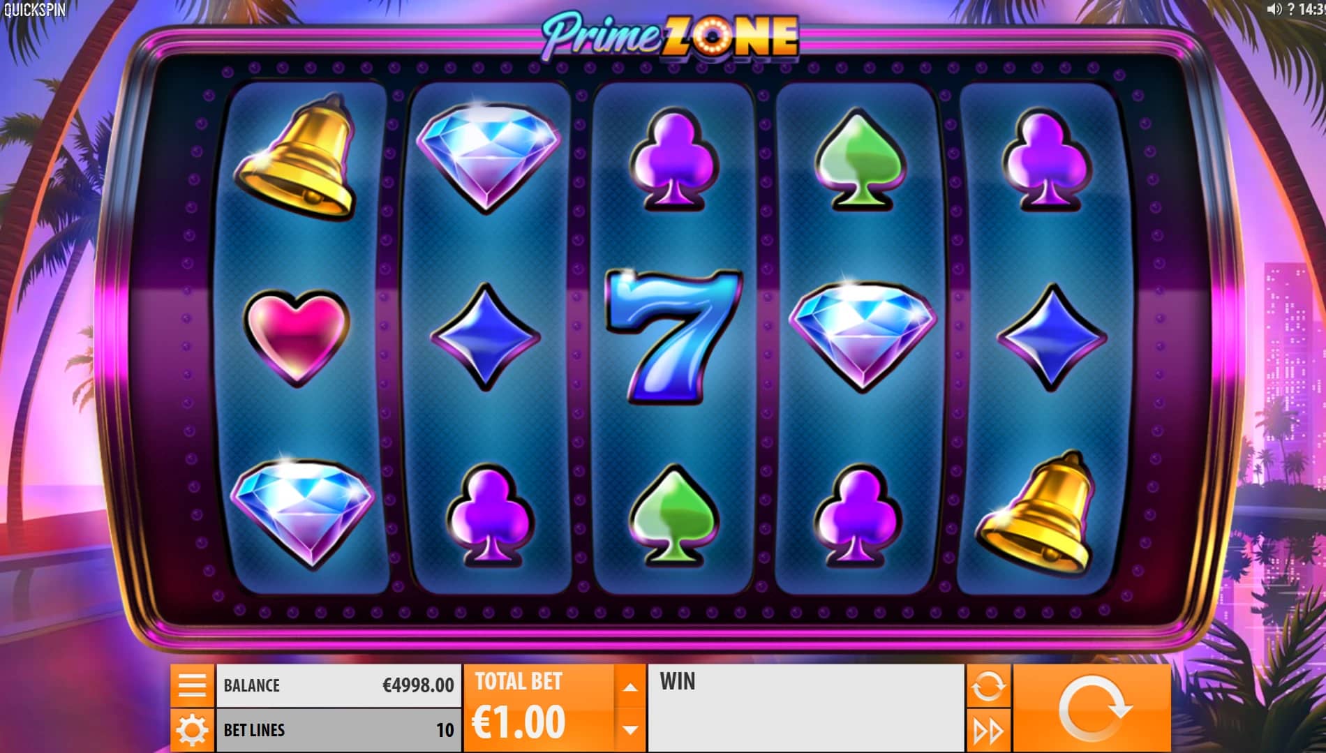 Prime Zone Slot Gameplay