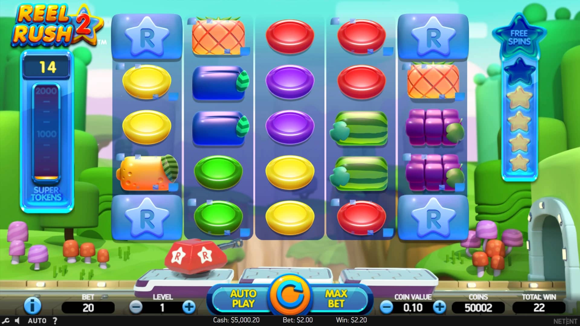 Reel Rush 2 Slot Gameplay
