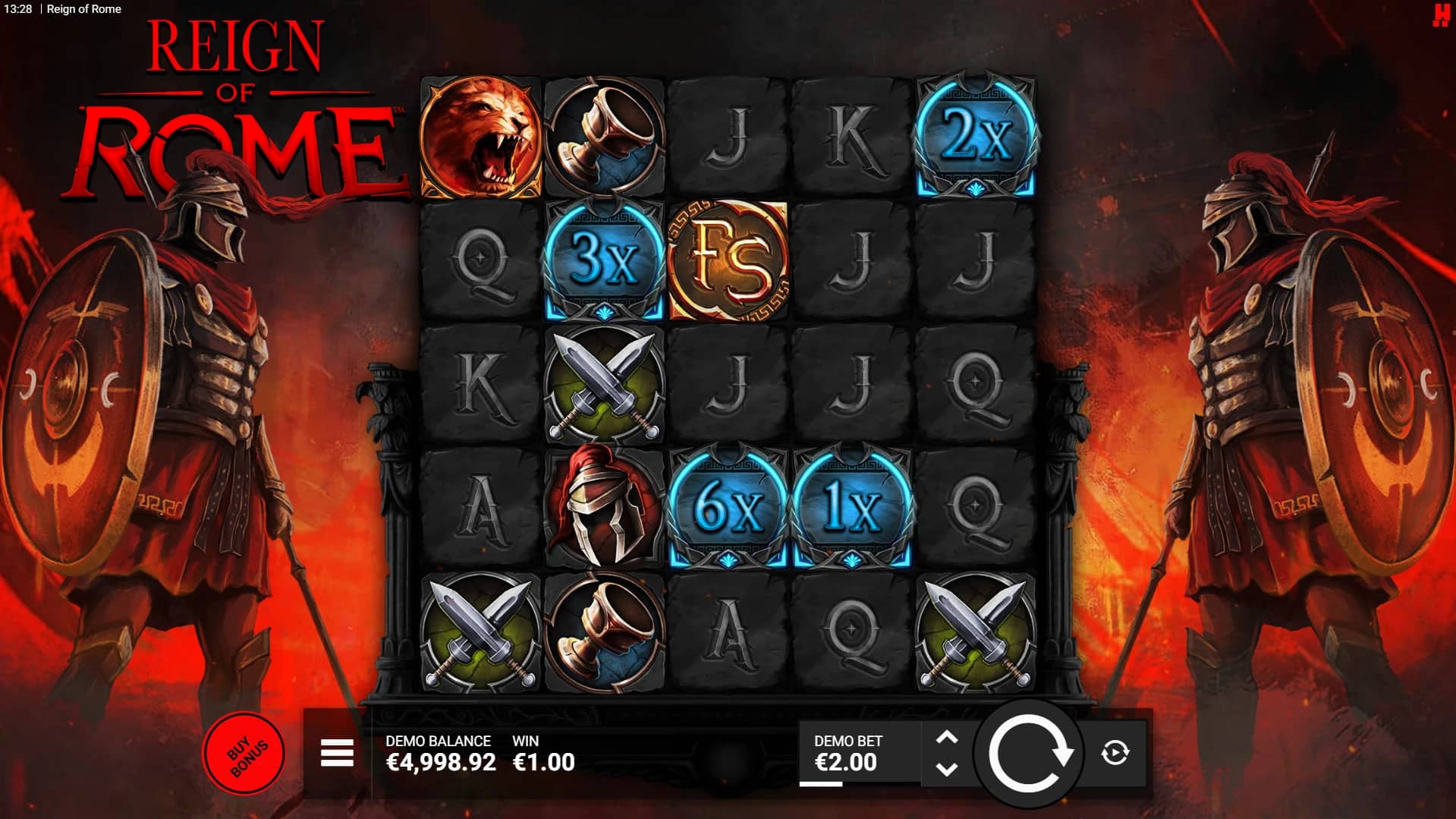 Reign of Rome Slot Gameplay