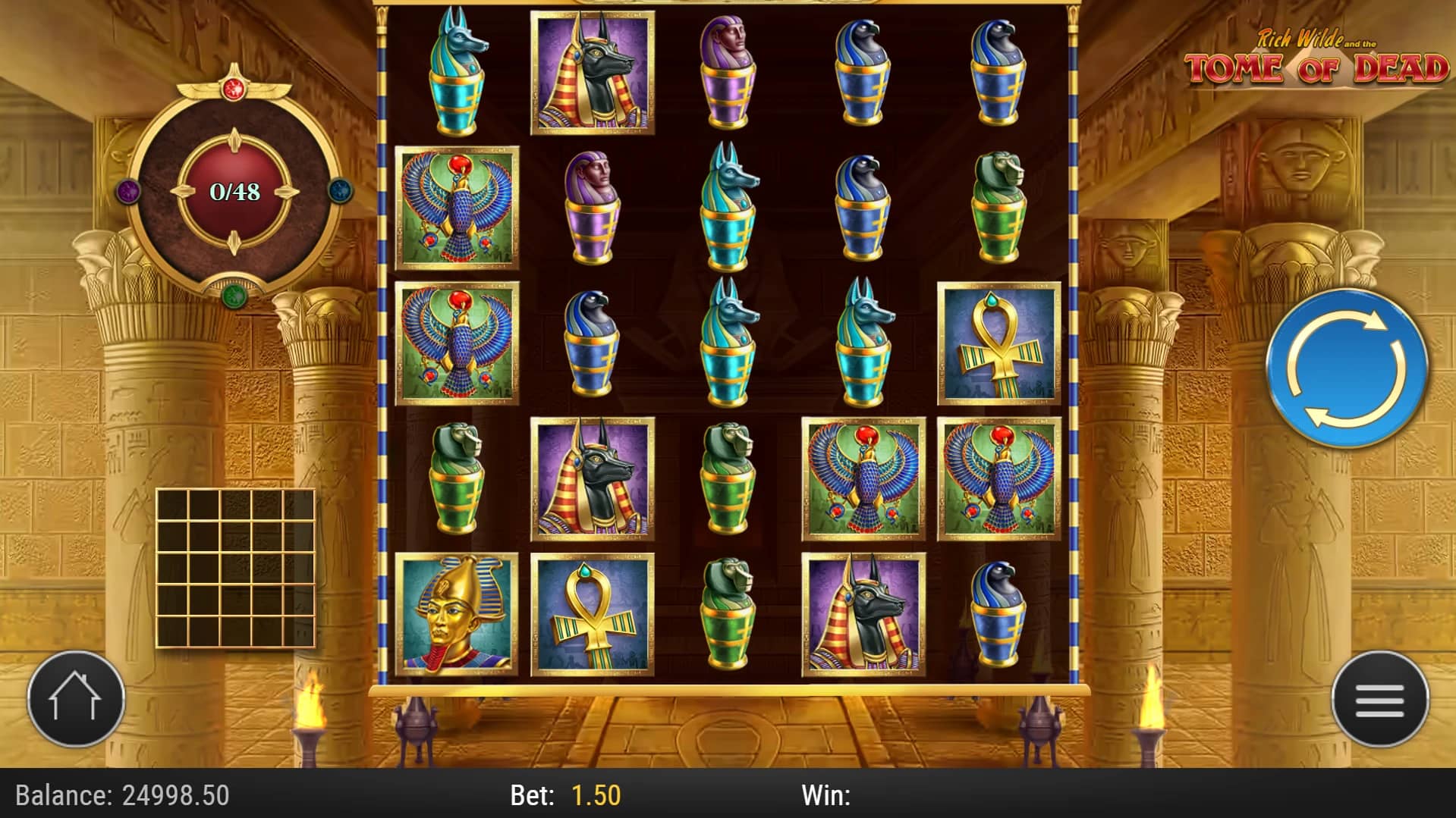 Rich Wilde and the Tome of Dead Slot Gameplay