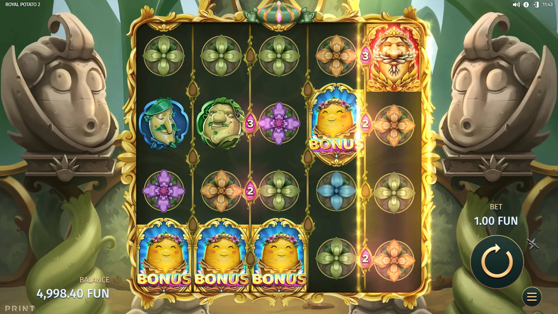Royal Potato 2 Slot Gameplay