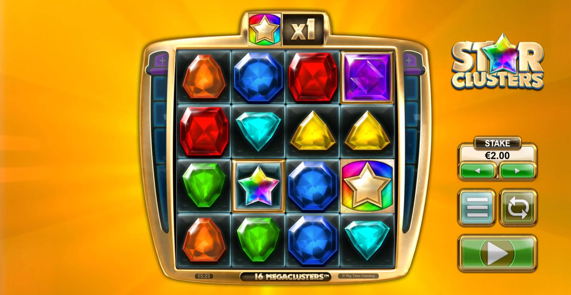 Star Clusters Megaclusters Slot Gameplay