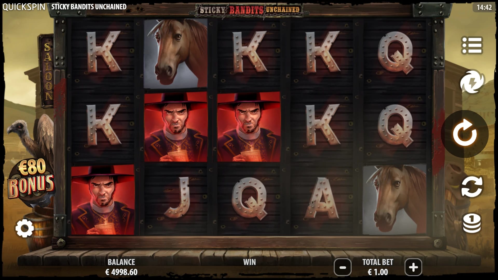 Sticky Bandits Unchained Slot Gameplay