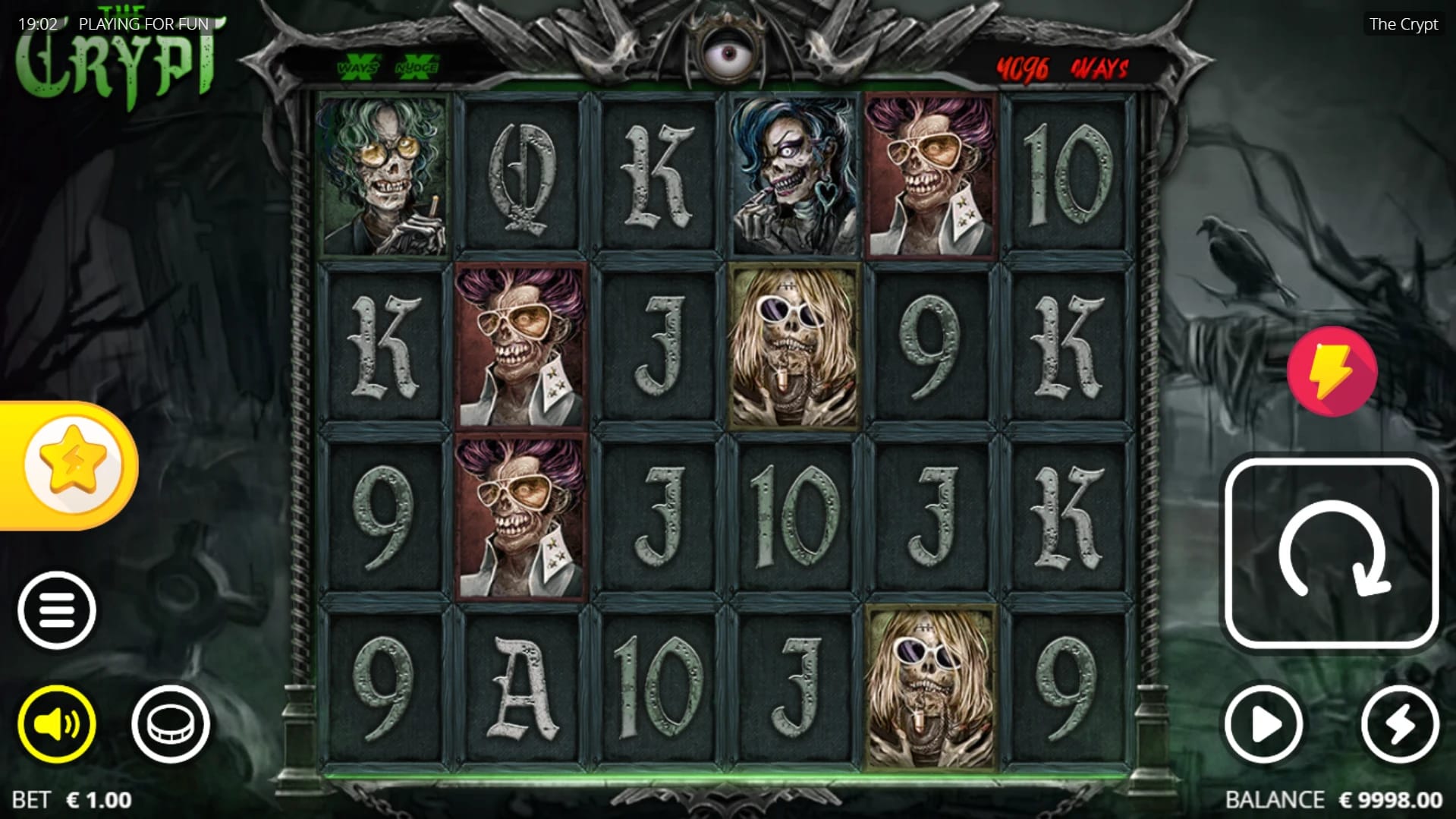 The Crypt Slot Gameplay