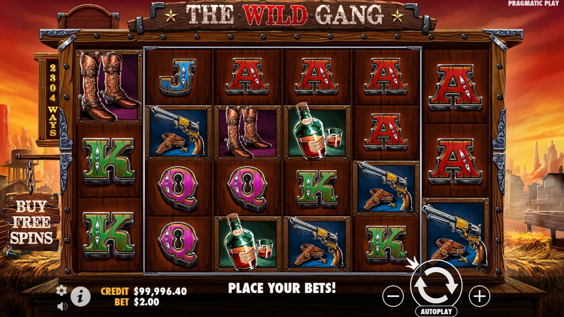The Wild Gang Slot Gameplay